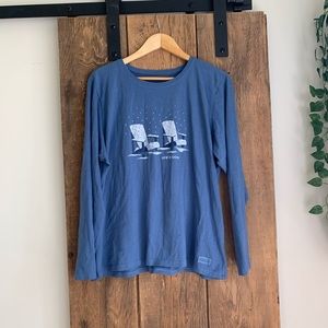 Life is good long sleeve shirt